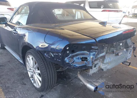 2018 Fiat 124 Spider Lusso from USA, damaged, VIN JC1NFAEK0J0140195